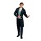 Adults Classic Bridgerton Brother Costume One Piece Jumpsuit with Tail Coat for Halloween